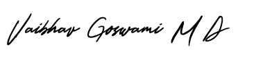 Vaibhav Goswami signature